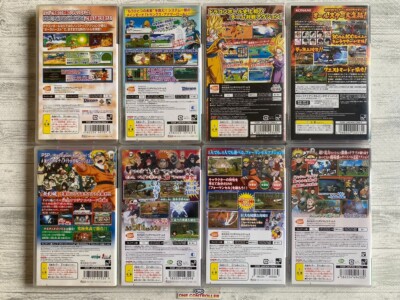 SONY PSP Dragon Ball Z & Sunday vs Magazin & Naruto 8games set
