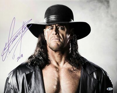 Beckett Authentic The Undertaker Autograph 16x20 WWF/WWE Photo | eBay