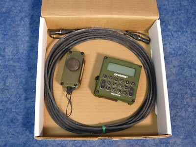 Harris Falcon II Military Radio Control Panel w Cable & Adapter
