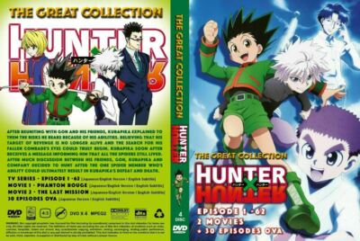 DVD The Great Collection of Hunter X Hunter English Dubbed +