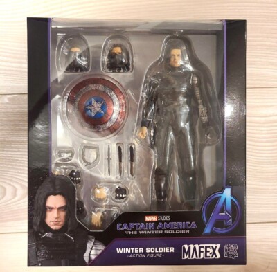 MAFEX No. 203 Captain America Winter Soldier Figure 6.1in