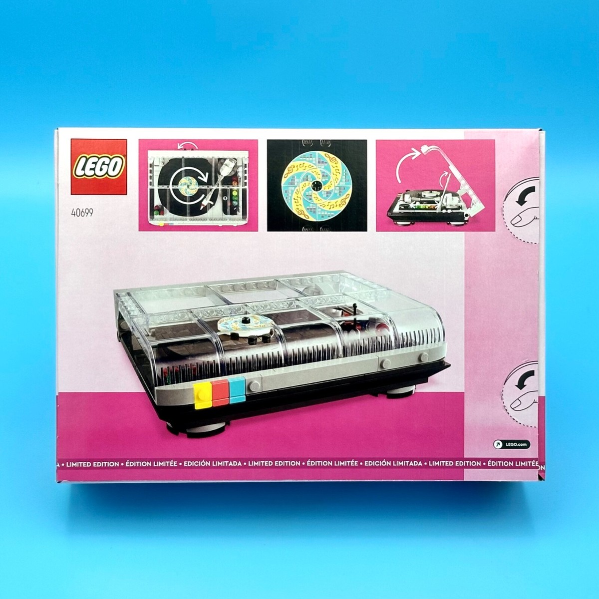 LEGO Retro Record Player (40699) Limited Edition GWP Vinyl LP