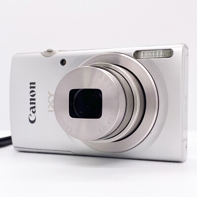 Canon PowerShot IXY 200 Silver ELPH 185 Digital Camera 20MP 85