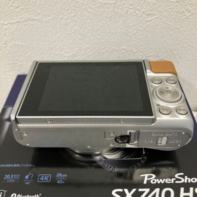 Open Box - Canon PowerShot SX740 HS Compact Digital Camera Silver