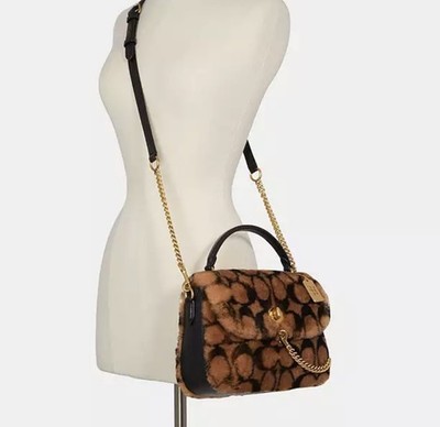 Coach X Jennifer Lopez Marlie Top Handle Satchel Signature