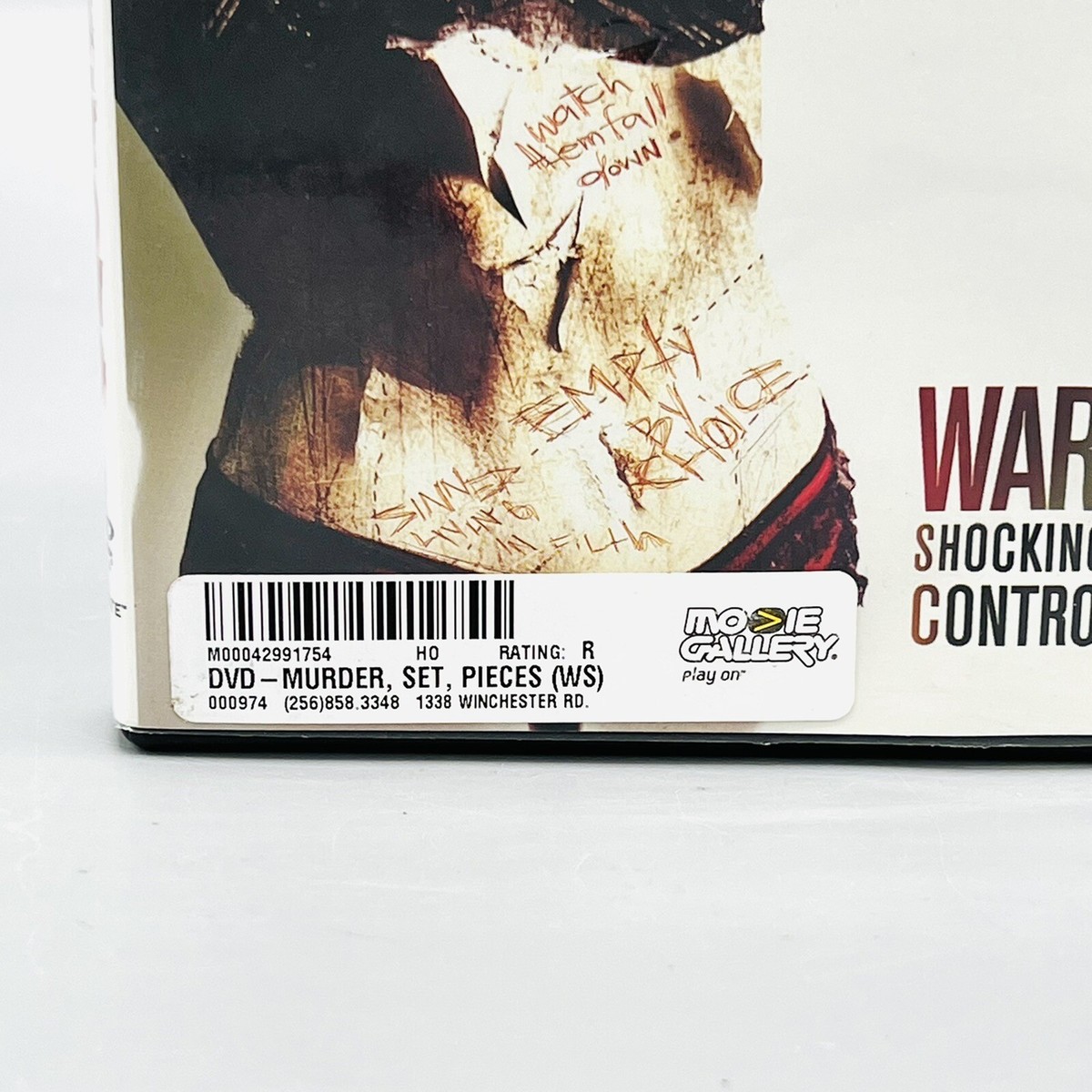 MURDER SET PIECES DVD Horror HTF Rare Sven Garret Gunner Hansen