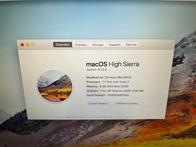 Apple A1466 Macbook Air 13.3