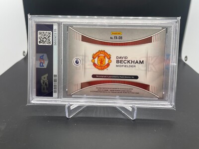 2022-23 Panini Prizm Premier League David Beckham Flashback Auto