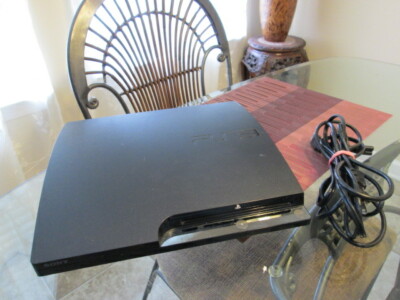 Sony PlayStation 3 Slim 320GB Console - Charcoal Black for sale