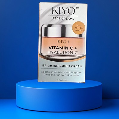 NEW KIYO FACE CREAM Vitamin C Hyaluronic Brighten Boost cream | eBay