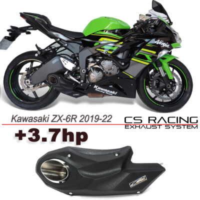 2019-23 Kawasaki ZX-6R Ninja 636 CS Racing Slip-on Exhaust + dB