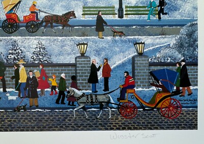 Jane Wooster Scott NEW YORK CENTRAL PARK Hand Signed Limited