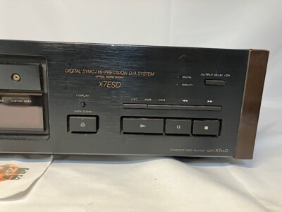 Sony CDP-X7ESD High End CD Player Made in Japan For Parts Free