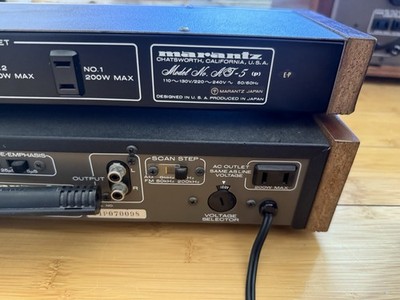 Marantz SM-7 Stereo Power Amp, SC7 Control Console, ST 5 Tuner, AT