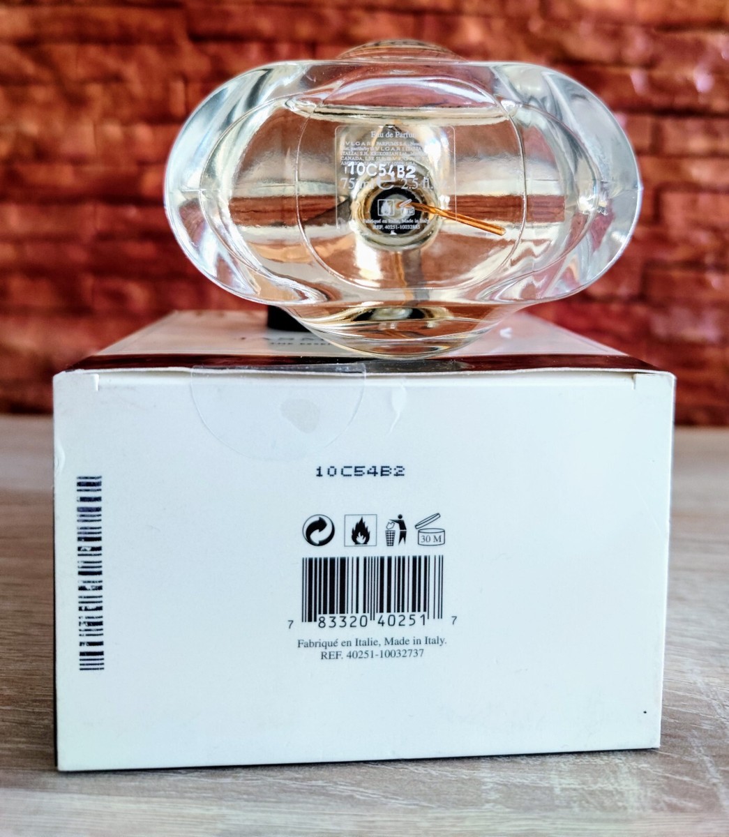 Bvlgari Mon Jasmin Noir Eau de Parfum For Women 75ml 2.5 fl oz NIB