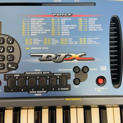 YAMAHA DJX PSR-D1 Electronic Dance Music EDM Keyboard Beats Fully