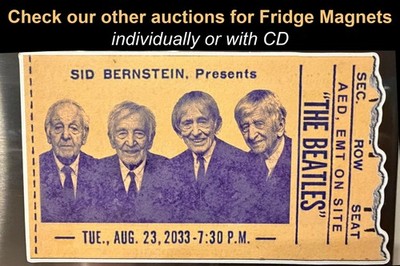 Beatles CD 2025 rejected Japan radio promo CARDIOLOGY w/ songs