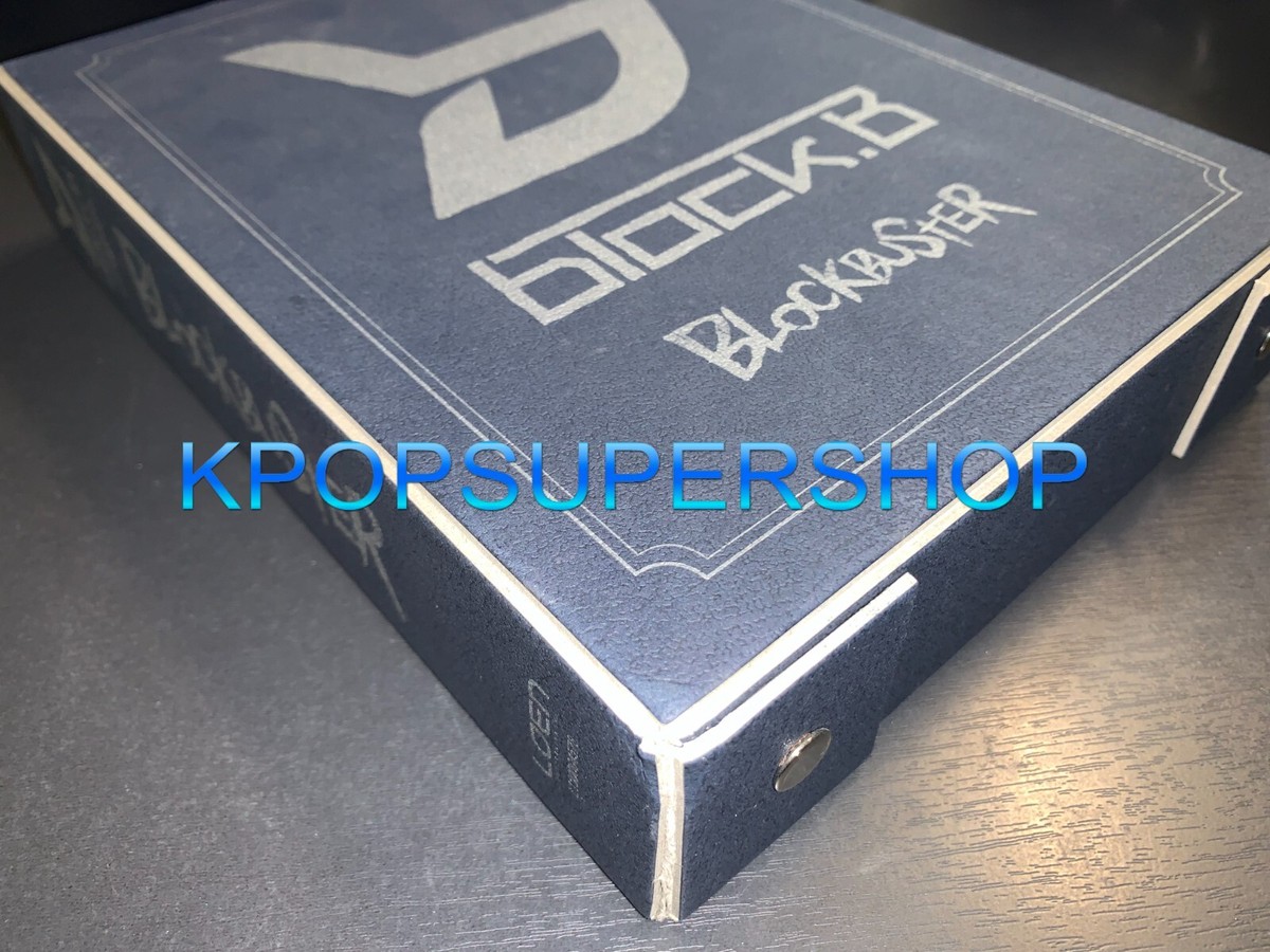 Block B 1st Album Special Limited Edition Blockbuster CD Good Cond