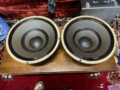 Altec 412a 12” Biflex Speaker Pair Original Cones 1950s | eBay
