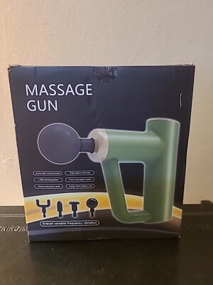 ZTECH Deep Tissue Massage Gun with 4 Attachments | eBay