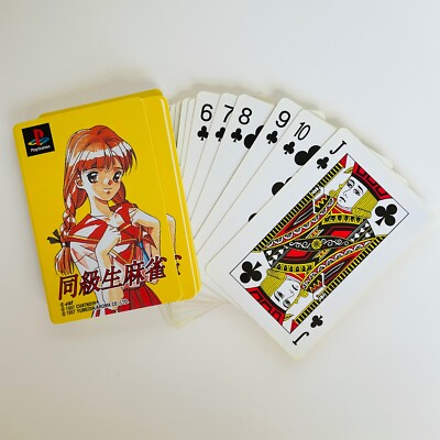 Doukyuusei Mahjong Promo Trump Playing Cards Poker Game Rare Anime