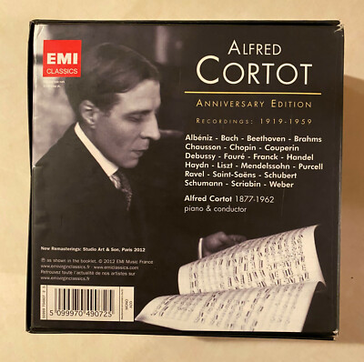 Alfred Cortot: Anniversary Edition (CD, Nov-2012, 40 Discs, EMI