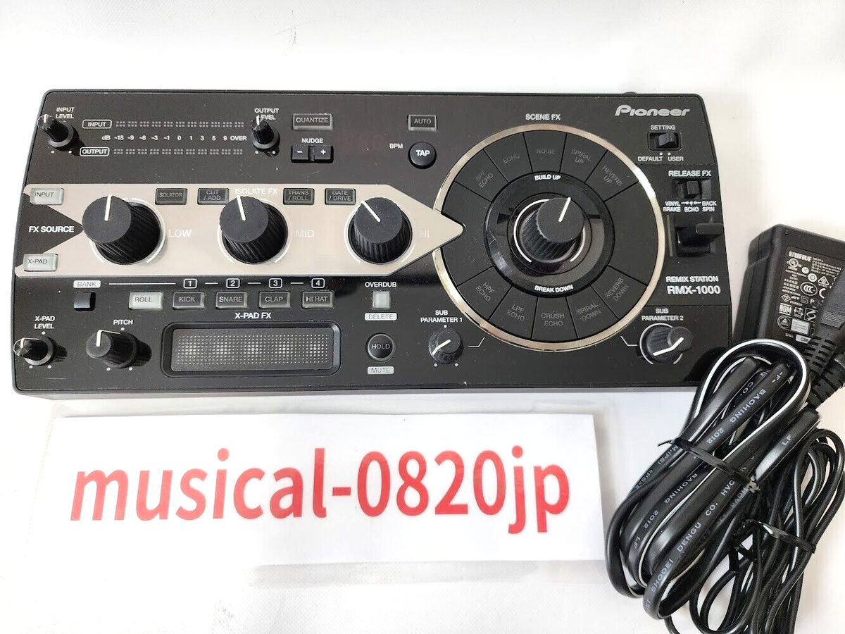 Pioneer DJ RMX-1000 Remix Station Black-console DJ Effector