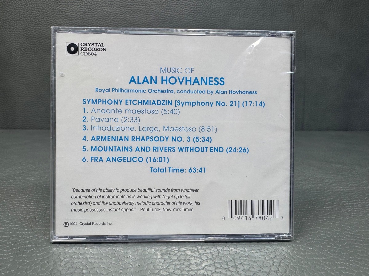 Symphony 21 / Armenian Rhapsody 3 by Alan Hovhaness (CD, 1993) for