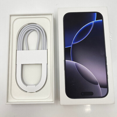 Apple iPhone 16 Pro - 128GB - Black Titanium (Unlocked) - Open Box