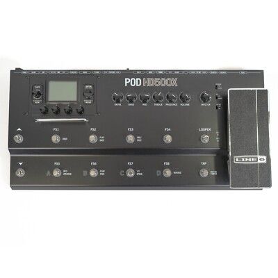Line 6 POD HD500X Guitar Multi Effects Floor Processor with Power