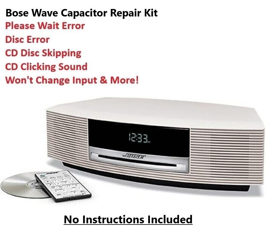 Bose Wave Music System AWRCC1 AWRCC2 AWRCCH Capacitor Repair Kit