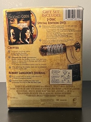 The DaVinci Code (DVD, 2006, 2-Disc Set, with Cryptex Langdon