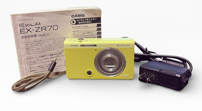 CASIO EXILIM HIGH SPEED EX-ZR70 16.1MP Digital Camera Yellow Used