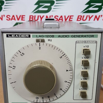 Leader Lag-120b Audio Frequency Generator 10hz - 1mhz for sale