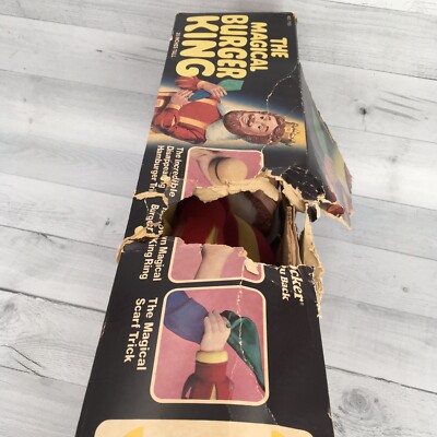 Vintage 1980 Knickerbocker The Magical Burger King Doll Toy | eBay