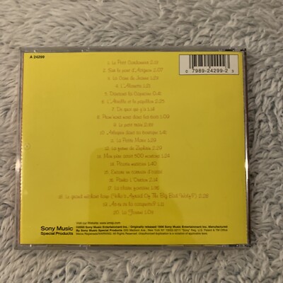 Songs In French For Children by Lucienne Vernay (CD, 2001