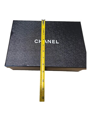 Chanel Large Shoe Box Storage Gift Set With Tissue Paper Card 12