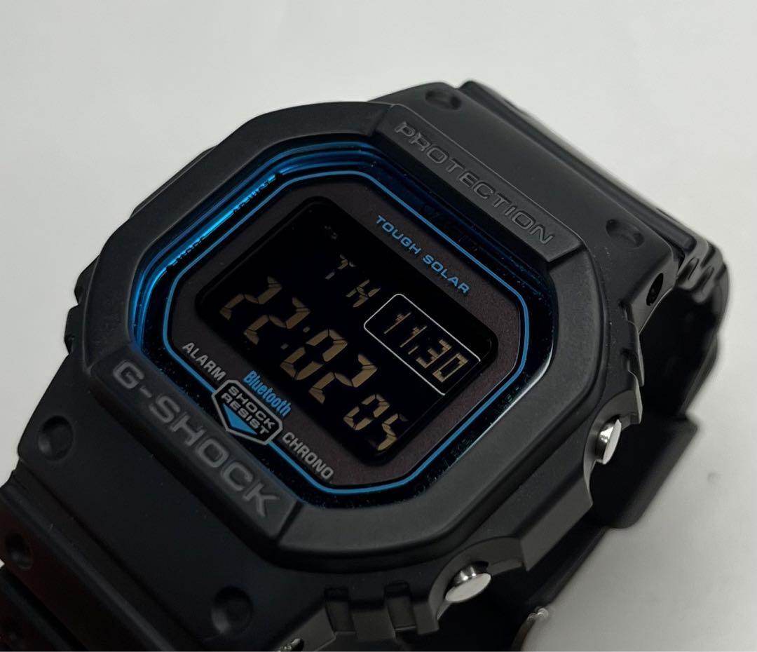 CASIO G-SHOCK GW-B5600-2JF Tough Solar Bluetooth Black Blue | eBay