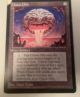 Chaos Orb - MTG Magic the Gathering - OVERSIZED JUMBO - LP | eBay