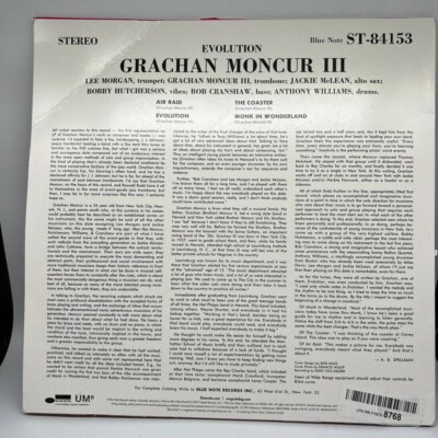 Grachan Moncur III “Evolution” Blue Note 84153 LP Vinyl | eBay