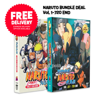 DVD Anime Naruto Shippuden Vol. 1-720 END Complete Series English