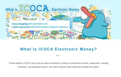 ICOCA (JR West SUICA) Transportation IC card ¥500 pre-charged