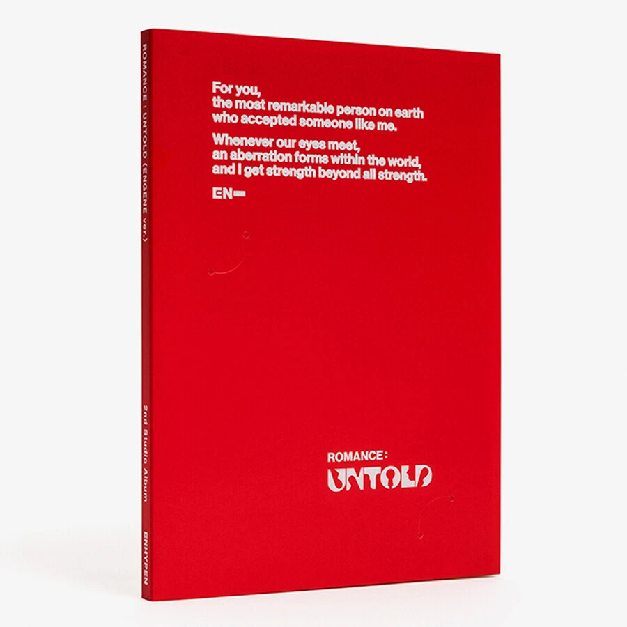 ENHYPEN [ROMANCE : UNTOLD] 2nd Full Album ENGENE Ver./ CD+Book+