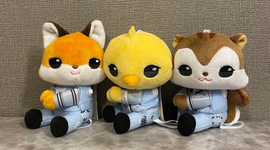 SHINee MINHO KEY TAEMIN ANIMAL COORDY Mini Plush Doll 13cm Set of