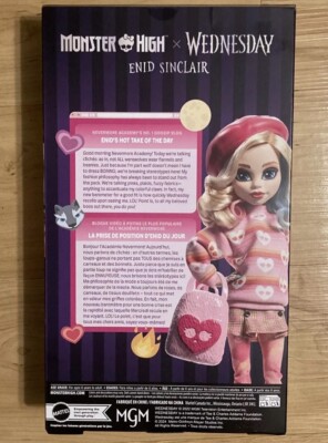 NEW Monster High- X Wednesday Enid Sinclair Doll New In Box! | eBay