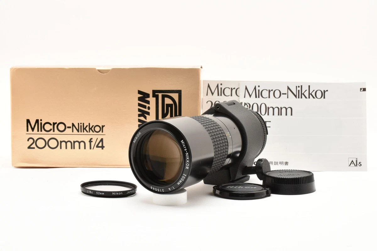 Nikon Micro NIKKOR f/4 Camera Lenses 200mm Focal for sale | eBay