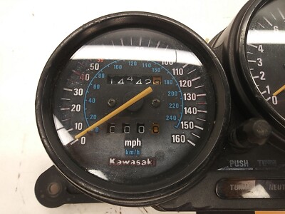 90-93 KAWASAKI ZX6 ZX600 OEM SPEEDO TACH METER GAUGE DISPLAY