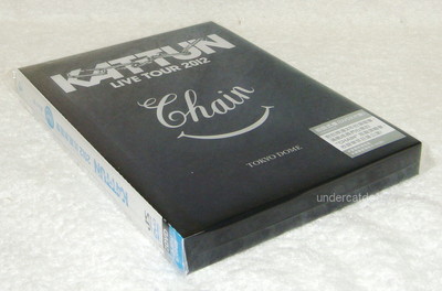 KAT-TUN LIVE TOUR 2012 CHAIN TOKYO DOME Taiwan Ltd 2-DVD+40P