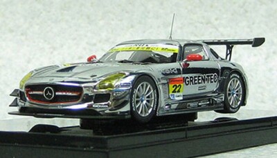EBBRO 1/43 Mercedes-Benz SLS AMG 2013 GREEN TEC GT3 SUPER GT300