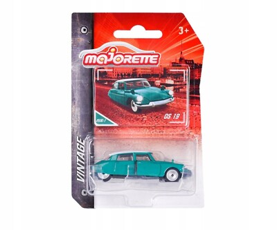 Citroen DS 19 Green Majorette Vintage Cars 2022 253C 1:64 Scale